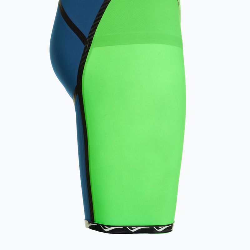 Costume intero da donna aquaFeel Neck to Knee Speedblue verde neon 4