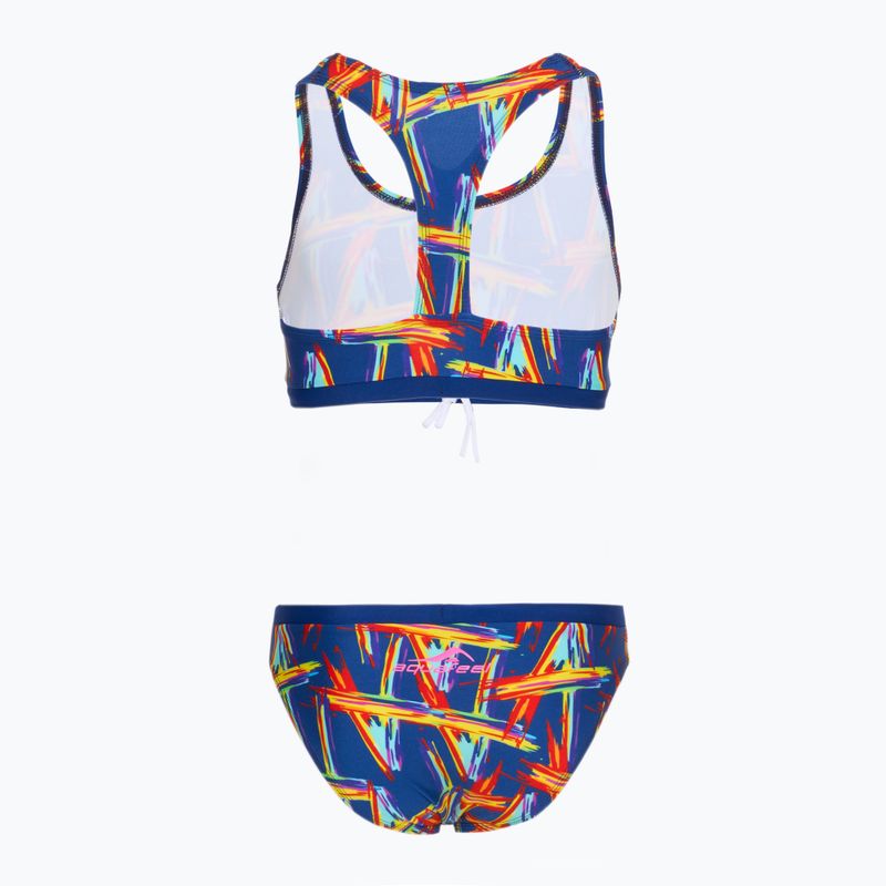 Costume da bagno a due pezzi per bambini aquafeel Racerback colorato a 2