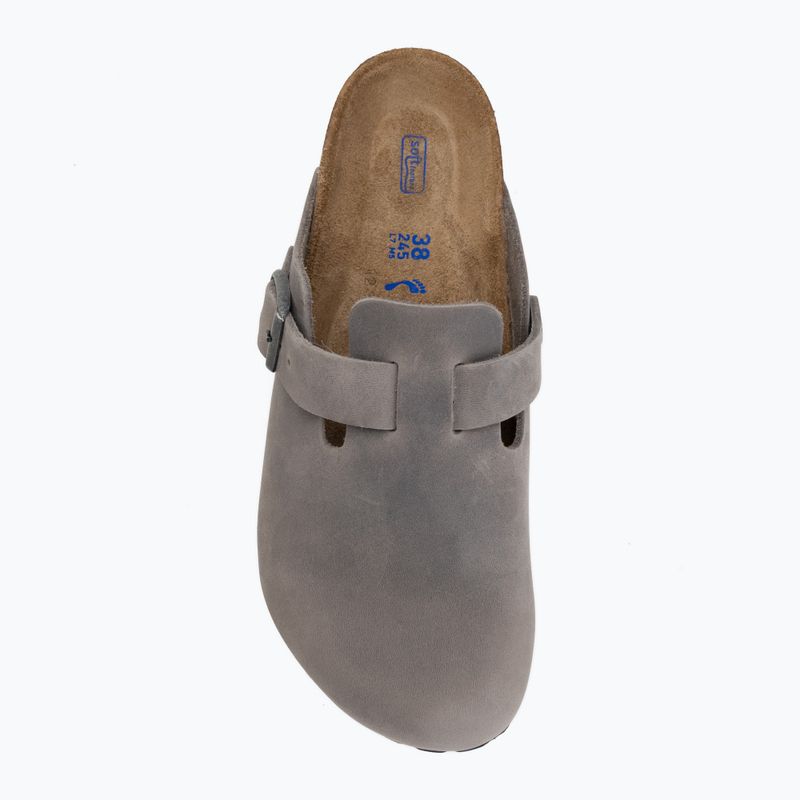 Ciabatte BIRKENSTOCK Boston Soft Footbed Oiled Leather Narrow 5