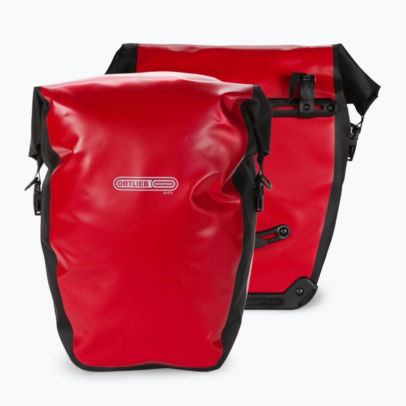 Borse da bicicletta ORTLIEB Back-Roller City 40 l rosso/nero