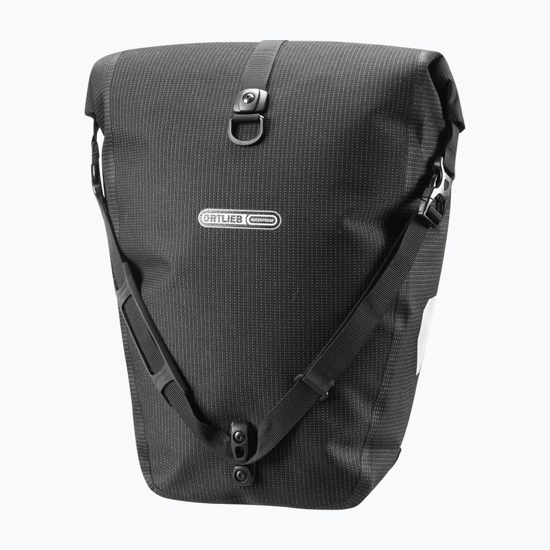 ORTLIEB Back-Roller Alta Visibilità 20 l borsa da bicicletta nera riflettente