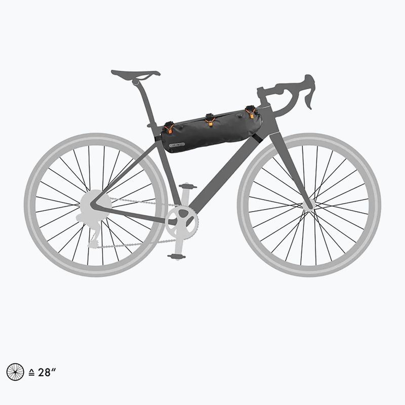 ORTLIEB Frame-Pack RC Toptube 4 l nero opaco borsa da bicicletta 6