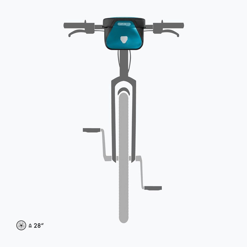 Borsa da manubrio per bicicletta ORTLIEB Ultimate 6.5 l petrol/black 5