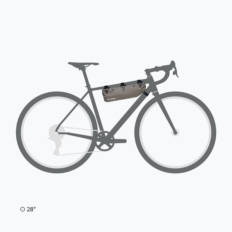 Borsa da bici per telaio ORTLIEB Frame-Pack RC Toptube 3 l dark sand 8