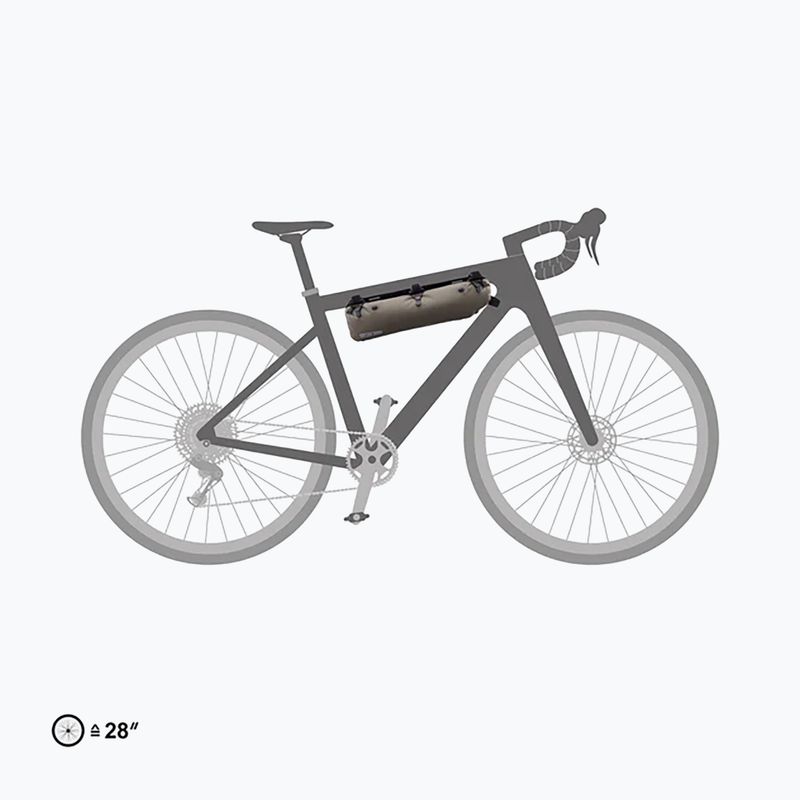 ORTLIEB Frame-Pack RC Toptube 4 l borsa da bicicletta sabbia scura 7