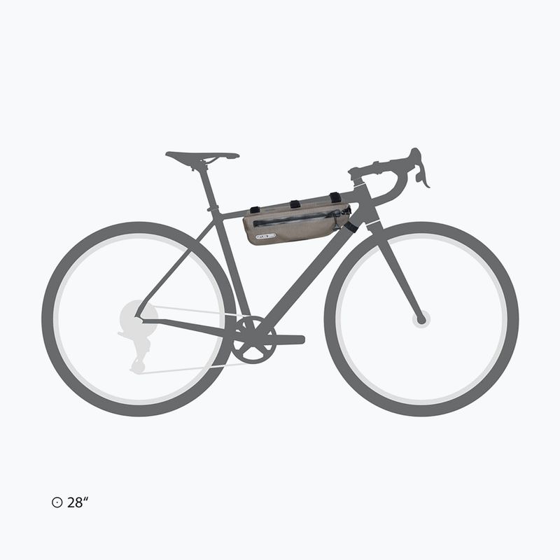 Borsa da bici per telaio ORTLIEB Frame-Pack Toptube 3 l dark sand 9