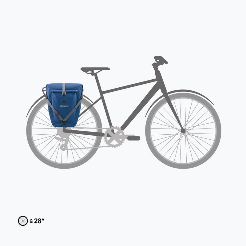Borsa da bici ORTLIEB Back-Roller Plus QL2.2 20+3 l denim 7
