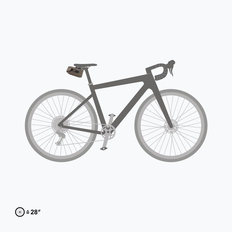 Borsa da sella per bicicletta ORTLIEB Micro Two 0.8 l dark sand 7