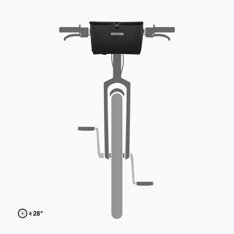 Borsa da manubrio per bicicletta ORTLIEB Velo-Sling Flex 5 l black 9