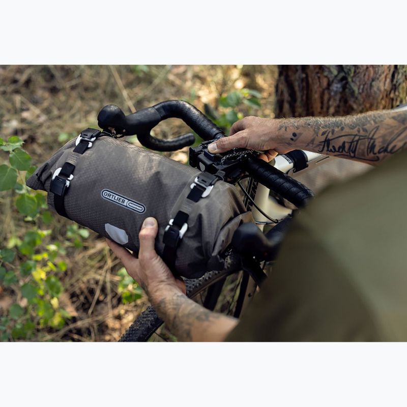 Borsa da manubrio per bicicletta ORTLIEB Handlebar-Pack Flex 9 l dark sand 10