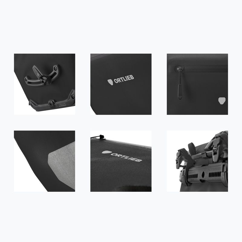 Borsa da bici Ortlieb Tylna Back-Roller Zip-Pocket Tidura Strong QL2.2 20L black 9