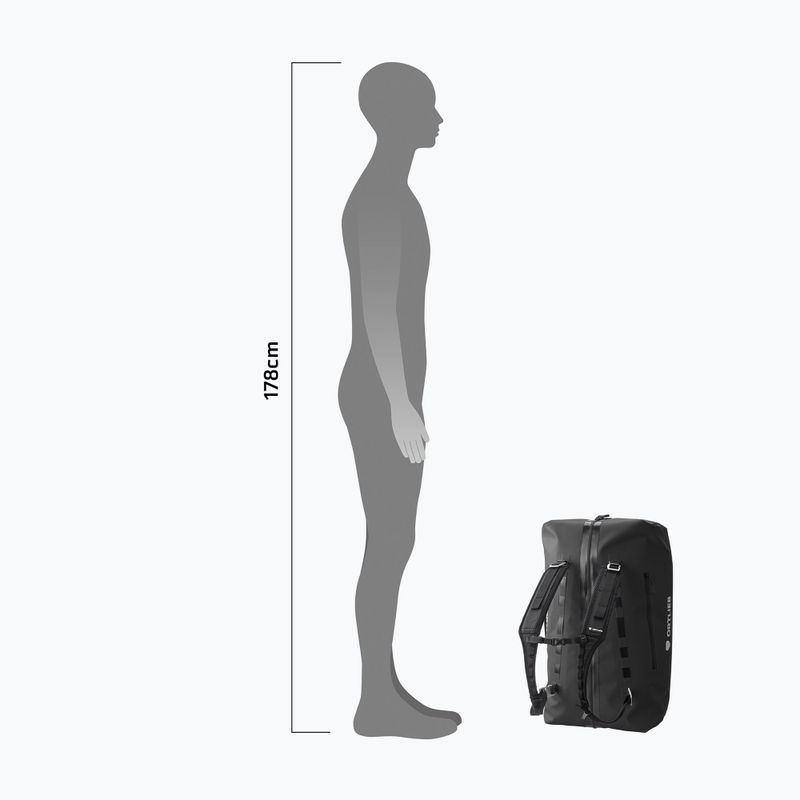 Borsa da viaggio Ortlieb Duffle Zip Tidura Strong 60L black 10