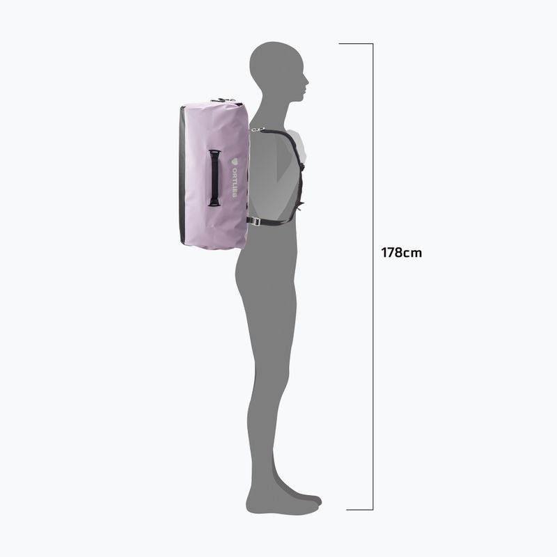 Borsa da viaggio ORTLIEB Duffle Zip Tidura Strong 60 l lavanda 11