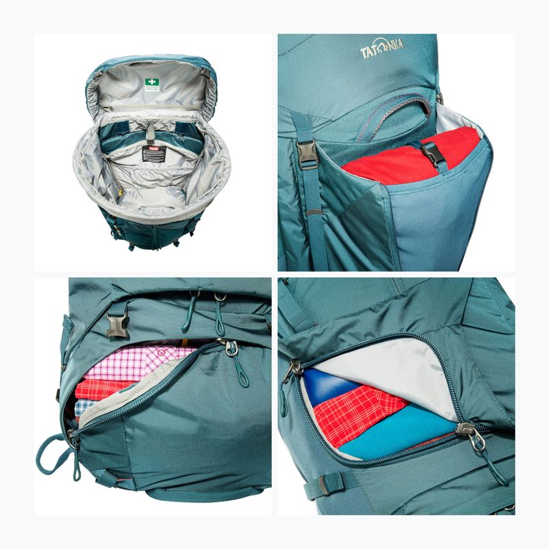 Zaino da trekking da donna Tatonka Yukon X1 75 + 10 l nero 6