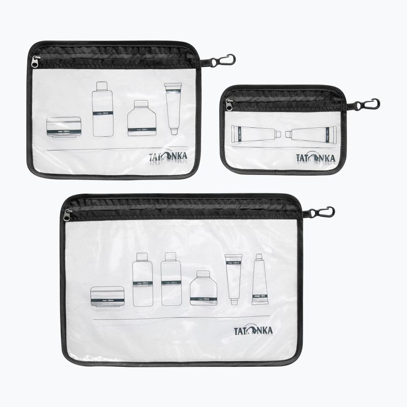 Tatonka Zip Flight Bag organizzatore da viaggio 3 pezzi nero
