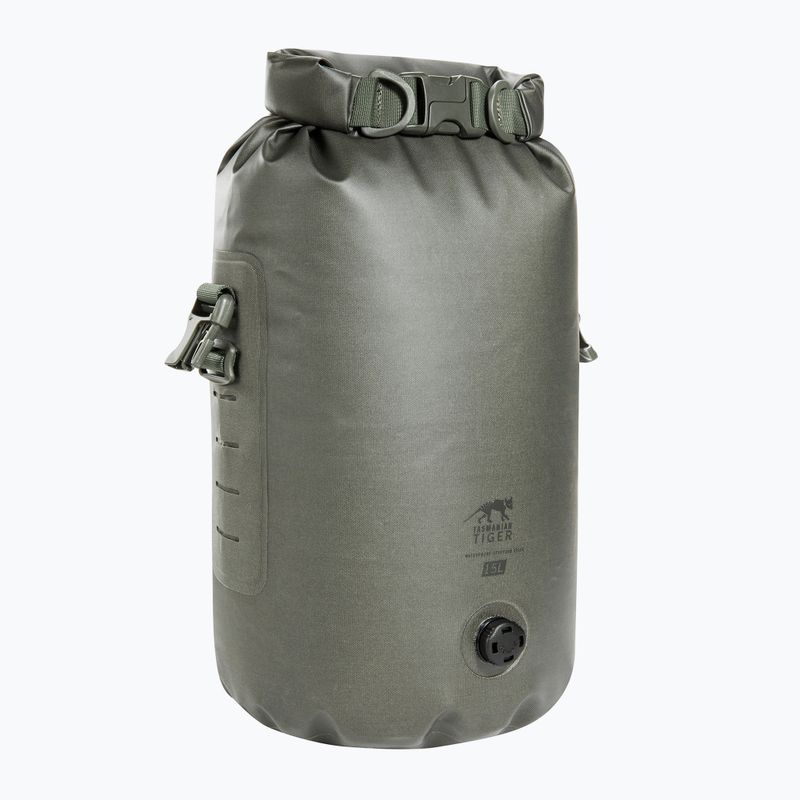 Tasmanian Tiger Stuffbag WPV 15 l stone grey olive borsa impermeabile 2