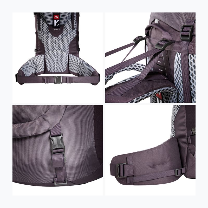 Tatonka Noras 55 + 10 l zaino da trekking da donna midnight plum 7