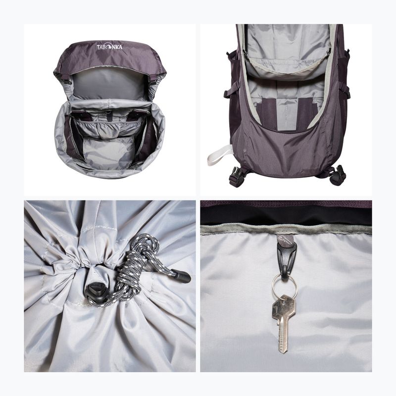 Tatonka Noras 55 + 10 l zaino da trekking da donna midnight plum 8