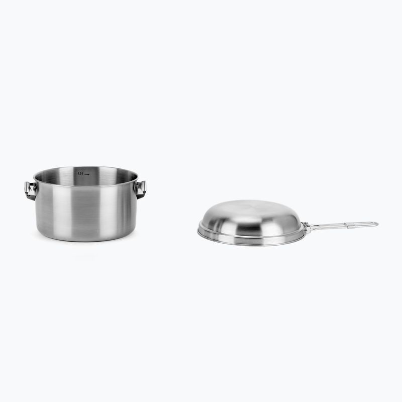 Set di pentole da escursione Tatonka Kettle argento 4002.000 3