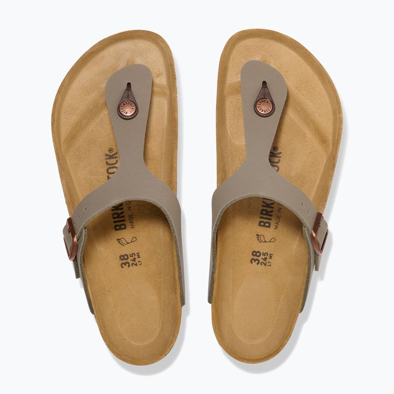 Infradito BIRKENSTOCK Gizeh Birkibuc stone 3