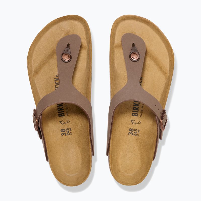 Infradito BIRKENSTOCK Gizeh Birkibuc mocca 3