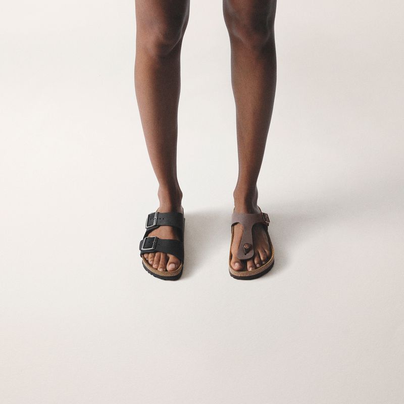 Infradito BIRKENSTOCK Gizeh Birkibuc mocca 5