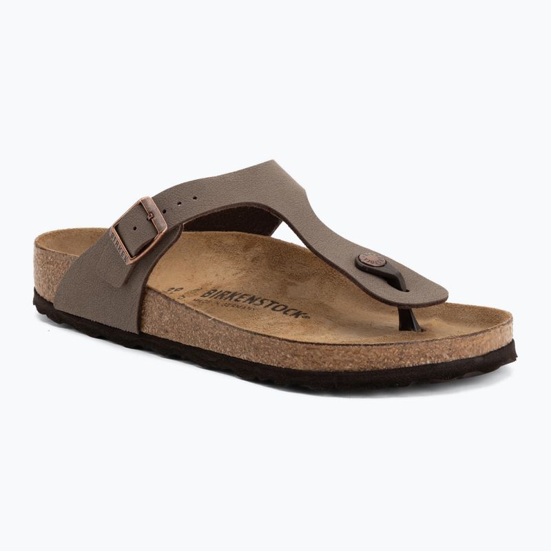 Infradito BIRKENSTOCK Gizeh Birkibuc mocca