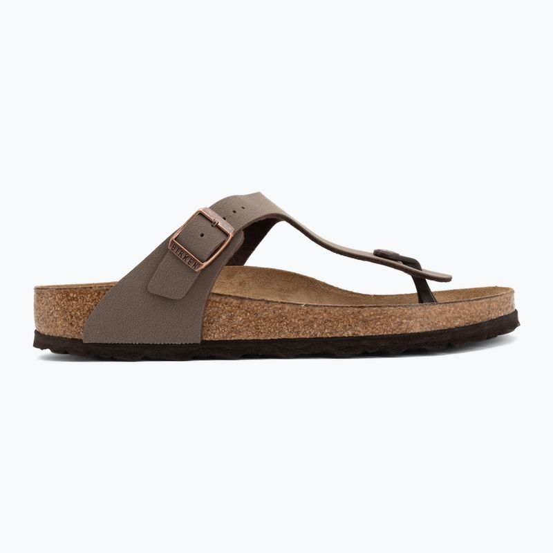 Infradito BIRKENSTOCK Gizeh Birkibuc mocca 2