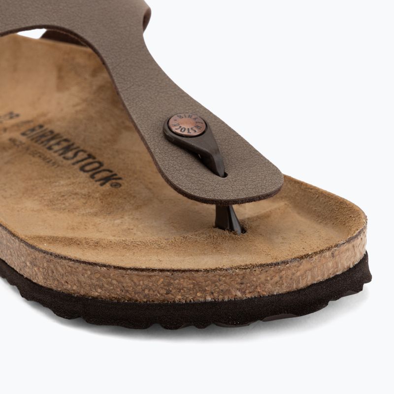 Infradito BIRKENSTOCK Gizeh Birkibuc mocca 7