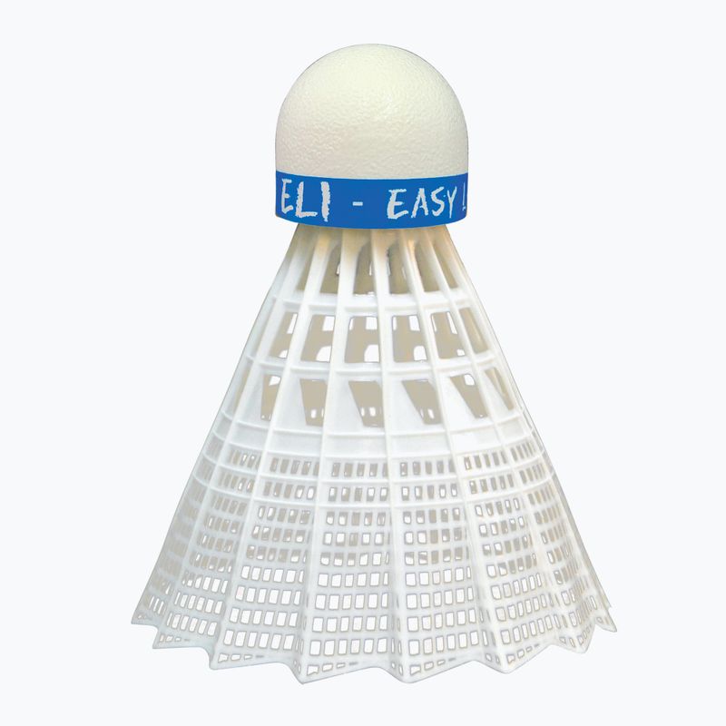 Talbot-Torro Eli freccette da badminton 6 pezzi bianco. 4