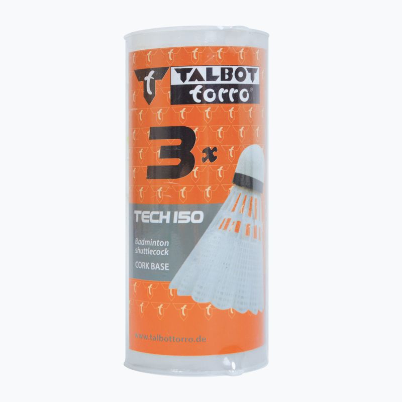 Talbot-Torro Tech 150 Volano sintetico per badminton 3 pz. 3