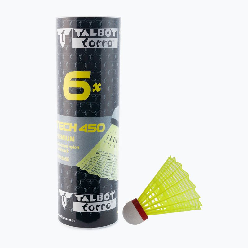 Talbot-Torro Tech 450 Premium Nylon Volano veloce 6 pz. giallo