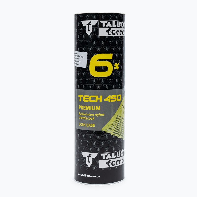 Talbot-Torro Tech 450 Premium Nylon Slow volano 6 pz. giallo