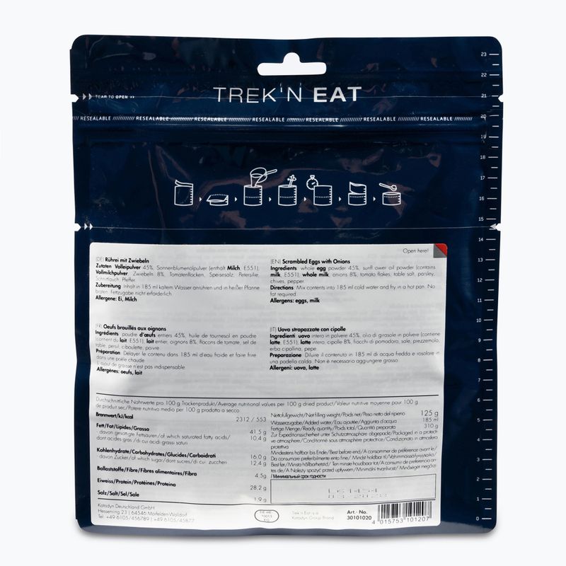 Cibo liofilizzato Trek'n Eat Uova strapazzate con cipolle 125 g 2