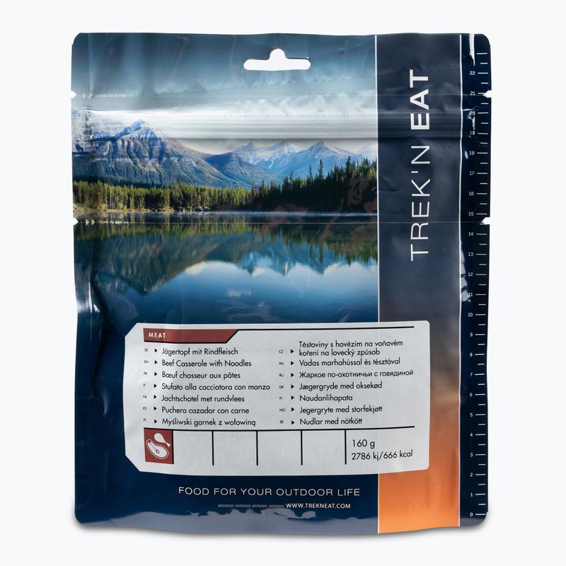 Trek'n Eat cibo liofilizzato Piatto di caccia con manzo e pasta 160 g
