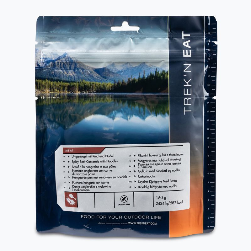 Trek'n Eat cibo liofilizzato Piatto ungherese con manzo e pasta 160 g