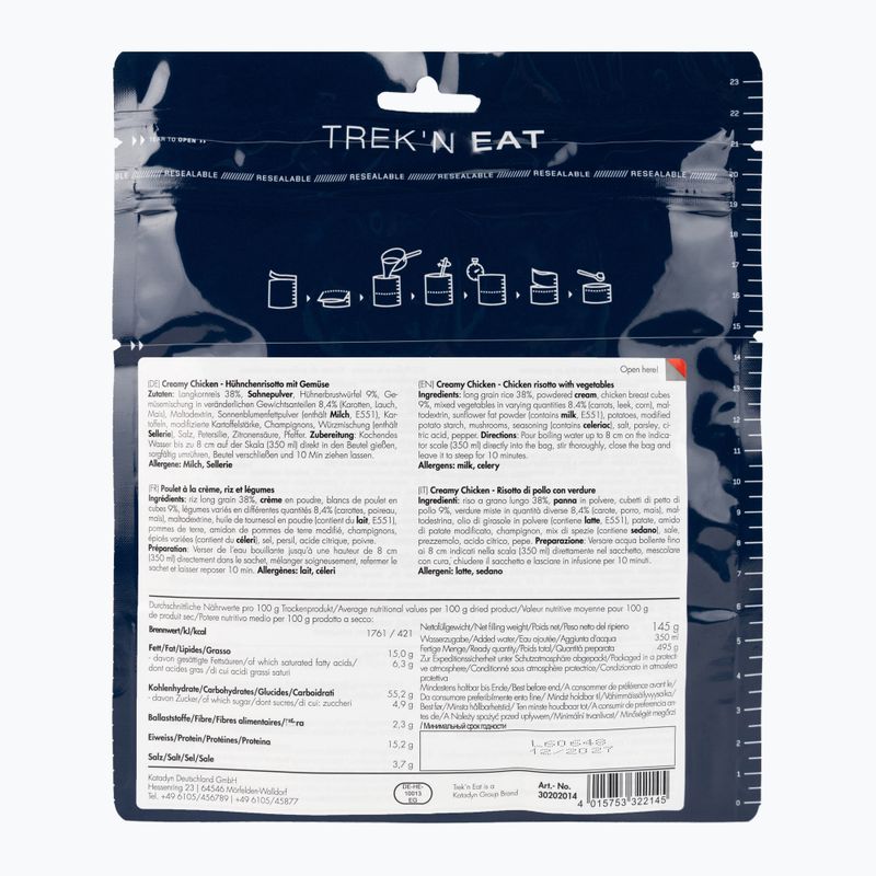 Cibo liofilizzato Trek'n Eat Pollo in salsa di panna 145 g 2