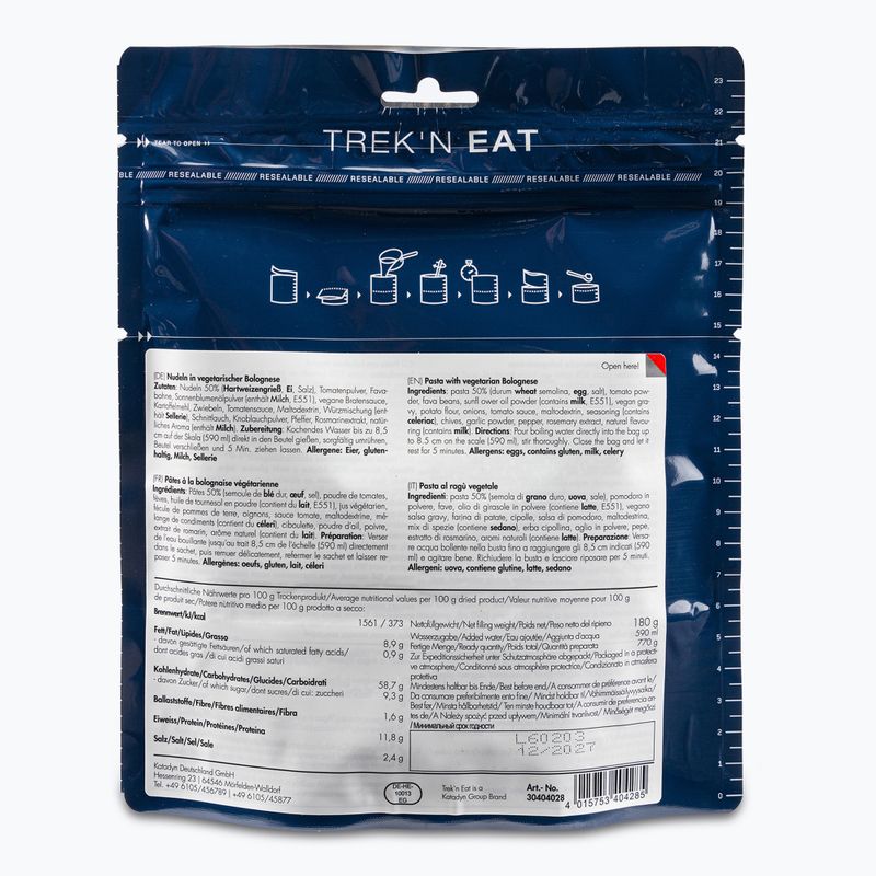 Alimenti liofilizzati Trek'n Eat Pasta in salsa bolognese 180 g 2