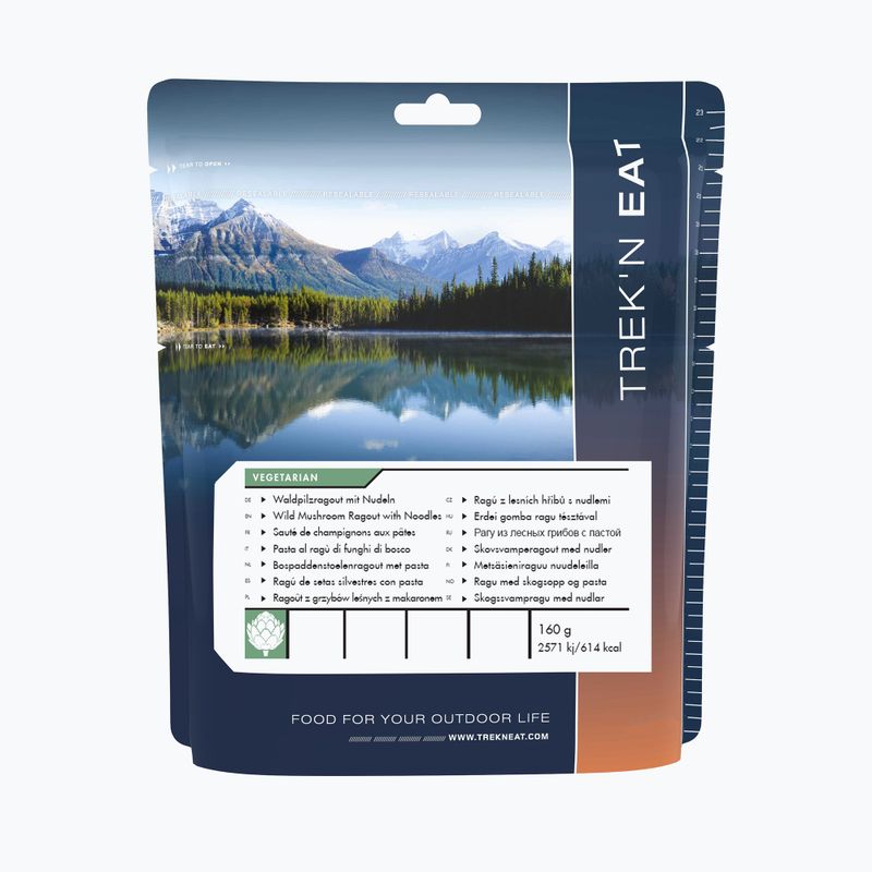 Trek'n Eat cibo liofilizzato Funghi di bosco - Ragù di soia con tagliatelle 160 g
