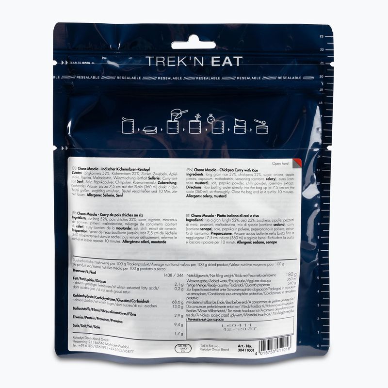 Alimenti liofilizzati Trek'n Eat Chana Masala 180 g 2