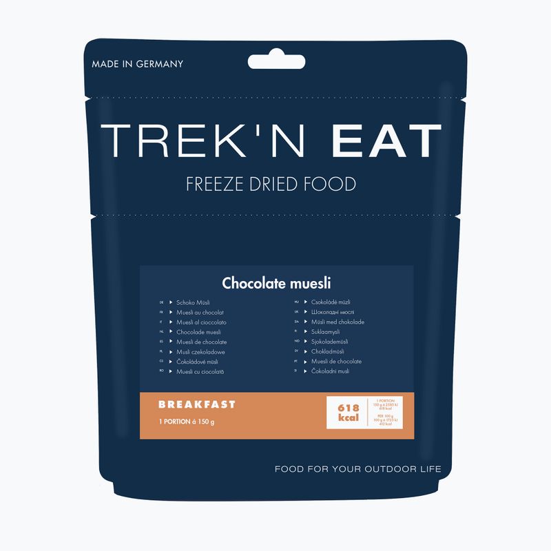 Cibo liofilizzato Trek'n Eat Whole grain muesli with chocolate 150 g