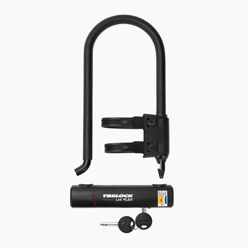 Lucchetto per bicicletta Trelock U4 Flex U-Lock nero 2