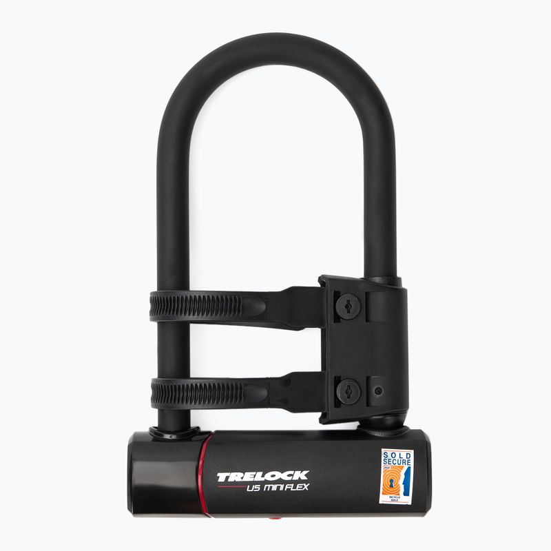 Lucchetto per bicicletta Trelock U5 Mini Flex U-Lock nero