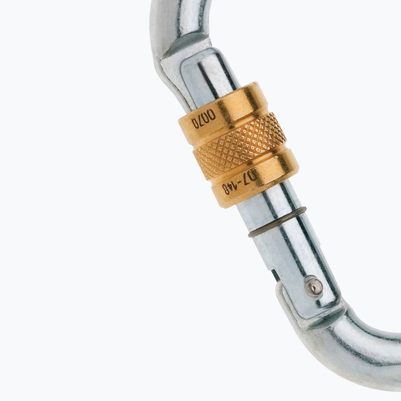 Moschettone EDELRID Steel HMS Screw silver 2