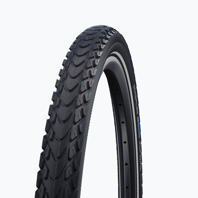 Pneumatico da bicicletta SCHWALBE Marathon Mondial Raceguard Addix nero reflex