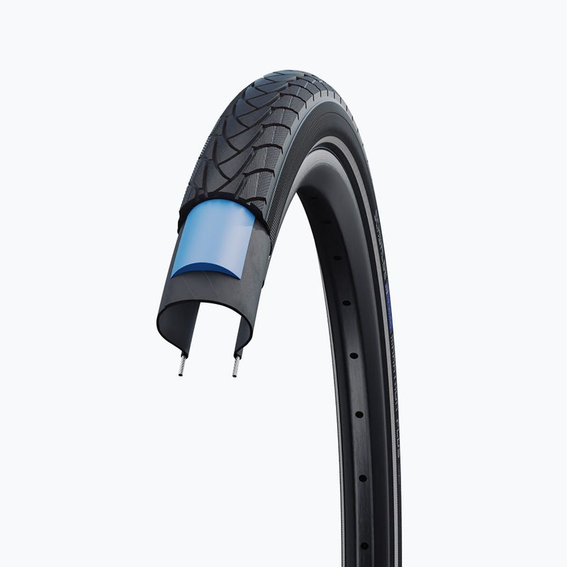 Pneumatico da bicicletta SCHWALBE Marathon Plus Smart Guard Addix nero reflex 5