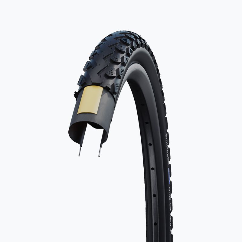 Pneumatico per bicicletta SCHWALBE Land Cruiser K-Guard SBC 24 x 2,00 nero 6