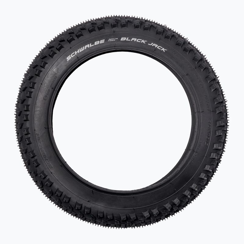 Pneumatico per bicicletta SCHWALBE Black Jack K-Guard Black N Roll nero 4