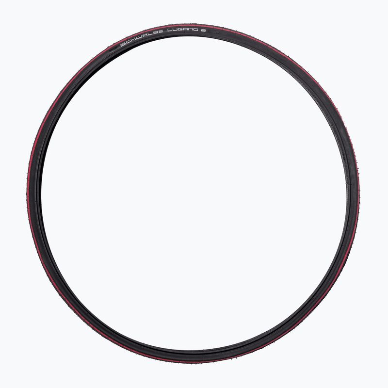Pneumatico per bicicletta SCHWALBE Lugano II K-Guard Silica a strisce rosse 3
