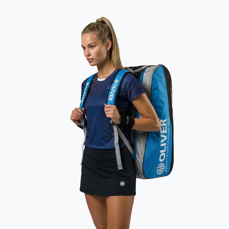 Borsa da squash Oliver Gearbag gray/blue 3